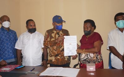 Bupati Usman Wanimbo Siapkan Dana Pembebasan Lahan Rp 3,5 M Untuk Asrama Mahasiswa Tolikara di Manokwari